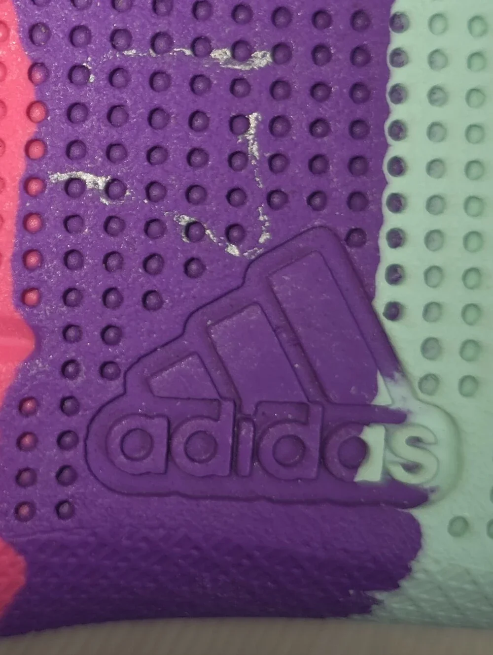 adidas Toddler Water Sandals Pink Purple Aqua Hook Loop Shoes US 5.5K D97198